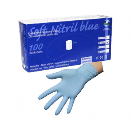 Caja guantes de ordeño nitrilo x caja Talla L